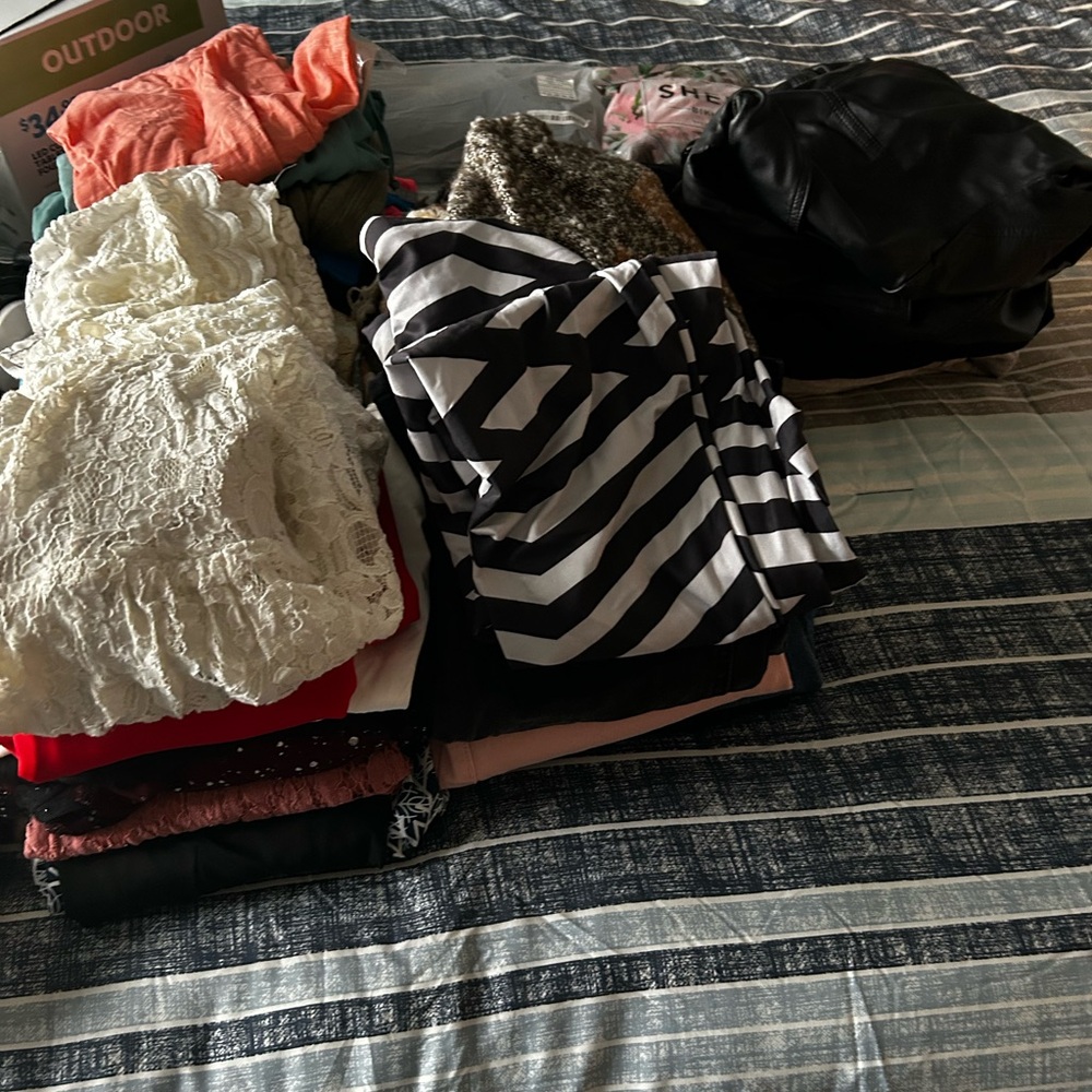 Closet overhaul all items new or barely worn
